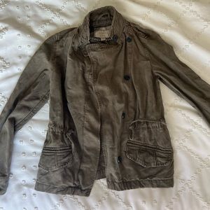 Lucky brand green denim jacket